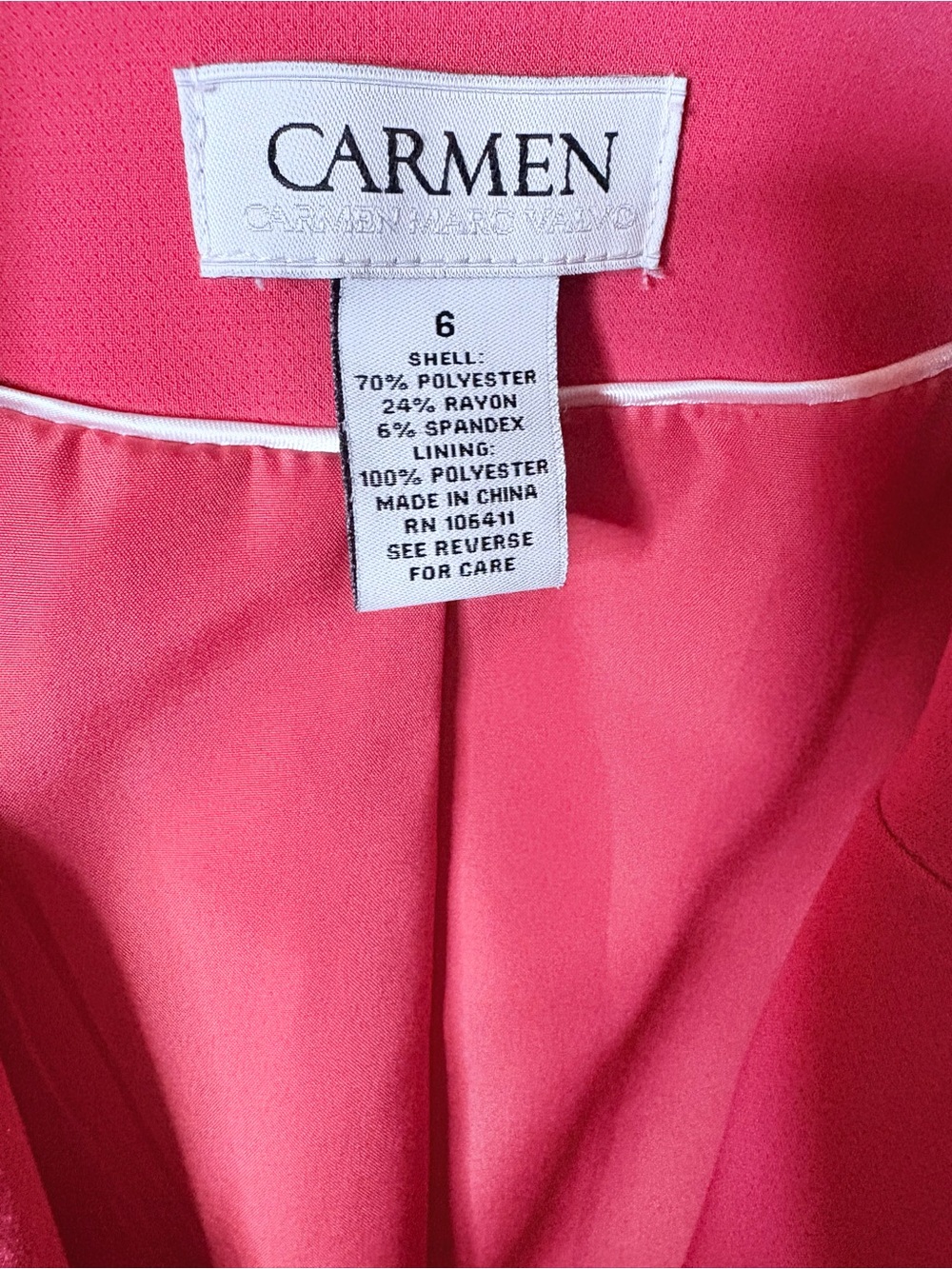 Carmen Marc Volvo Moto Jacket with Lace-Up & Zipper - Picture 9 of 9